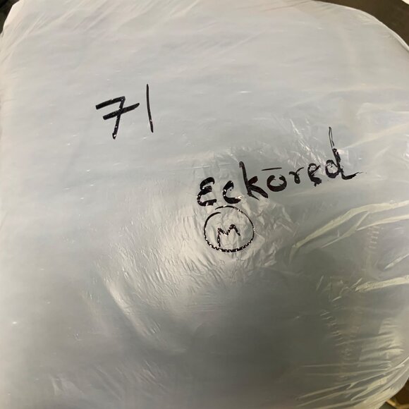 Ecko Red Womens Y2k Real Racoon Fur Hood Zip Puffer‎ Jacket Streetwear Size M - Picture 13 of 13